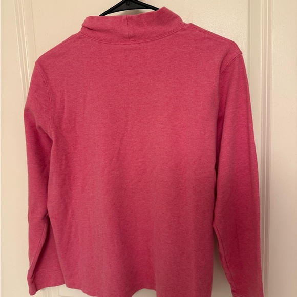L.L. Bean Women Long sleeve sweater size L light pink color. - Picture 2 of 4
